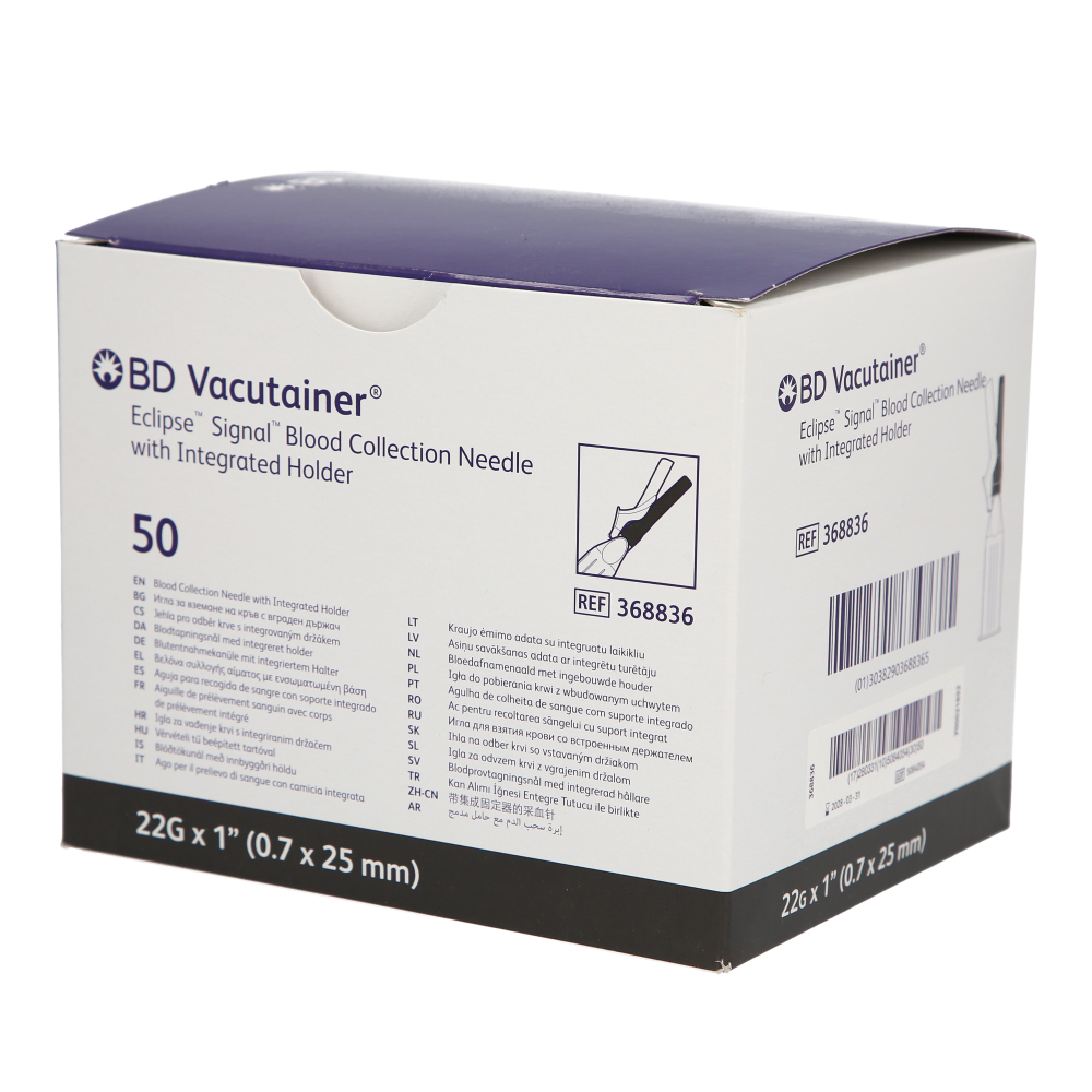 BD Vacutainer Eclipse Signal Sikkerhedsnåleholder 0,7x25mm / 50