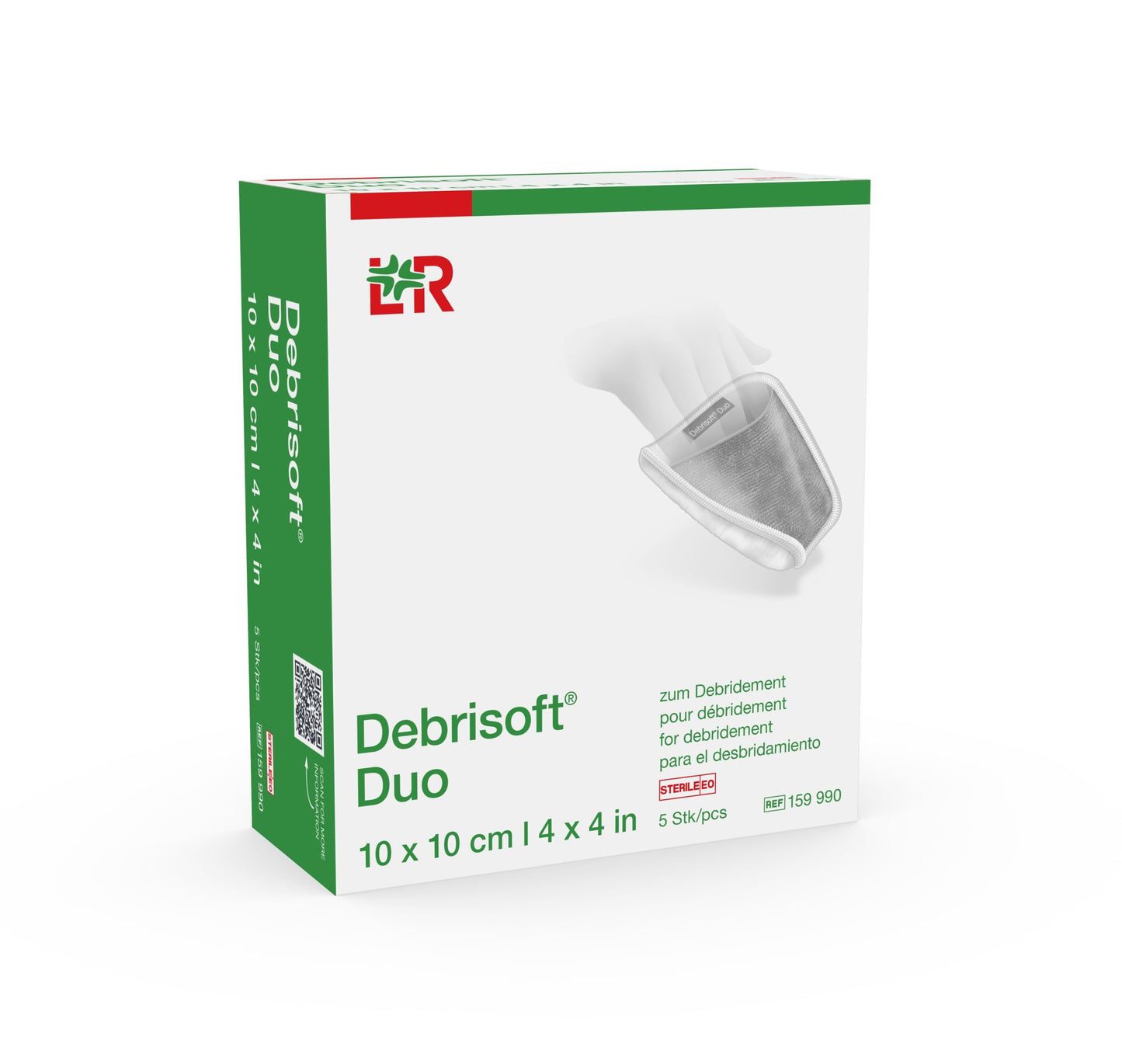 Debrisoft Duo sårbehandling 10 x 10 / 5