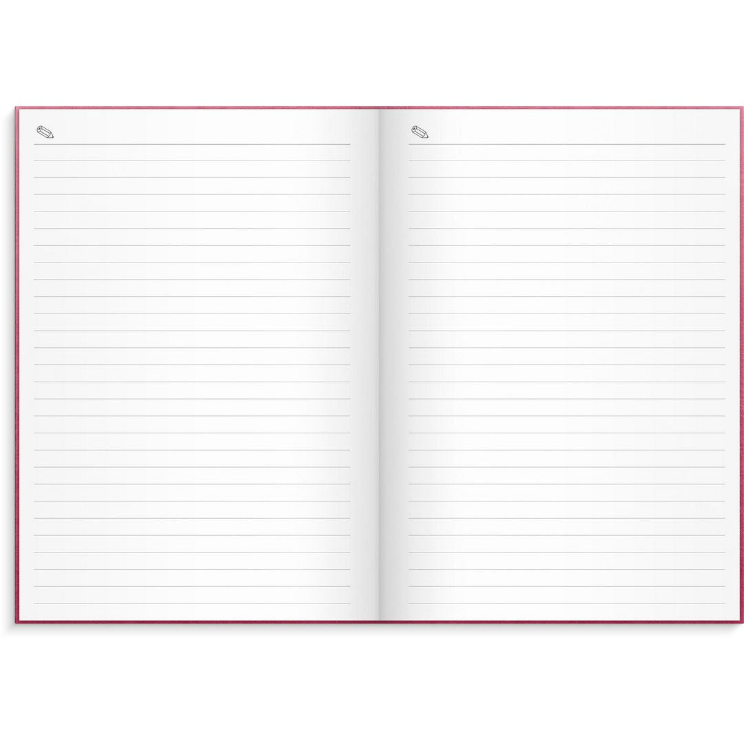 Burde Ugekalender Lyserød A5 - 1179