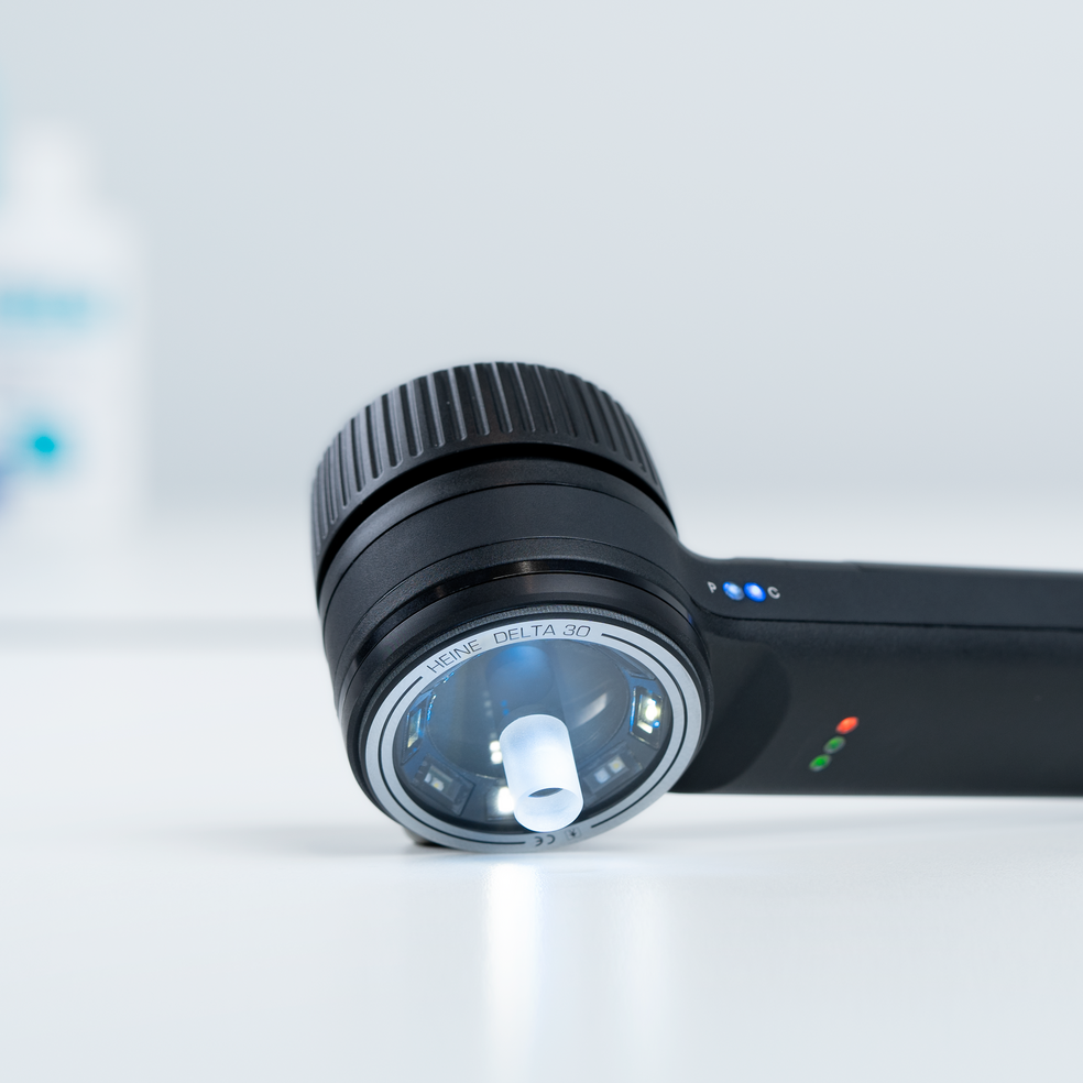 HEINE Lille Kontaktplade til Delta 30 Pro Dermatoskop