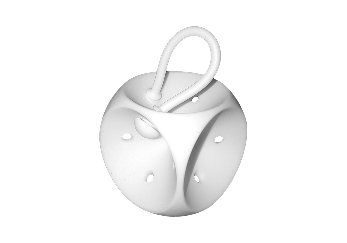 Livmoderring Silikone Terning med drænhul 25 mm