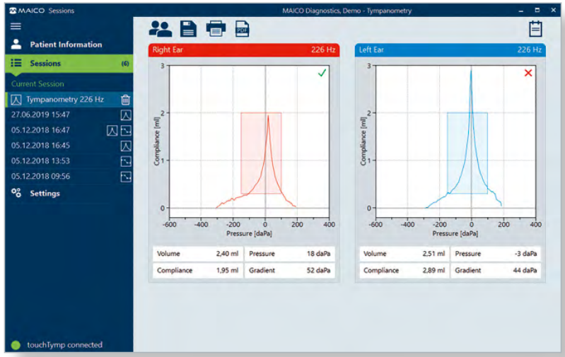 Softwaresession til audiometer Maico