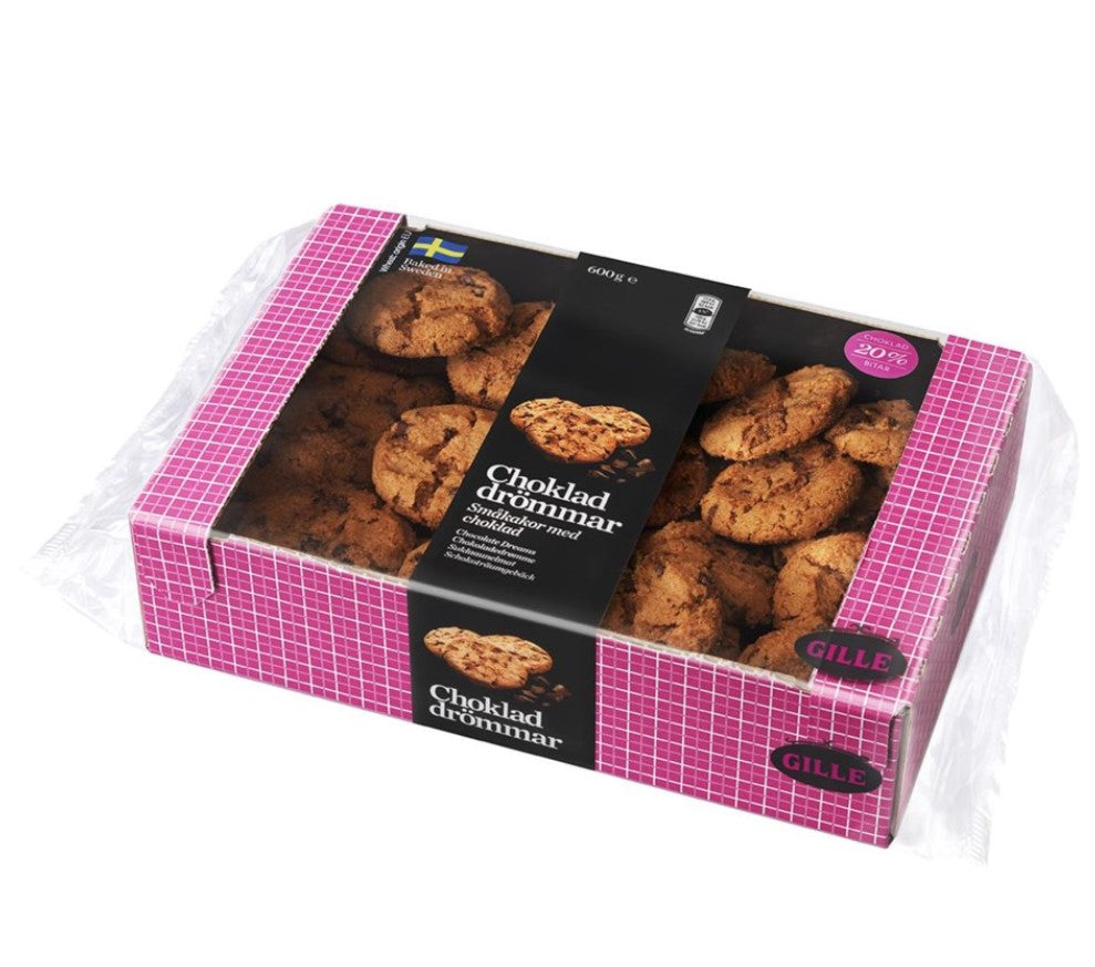 Cookies Gille Chokoladedrømme 600g