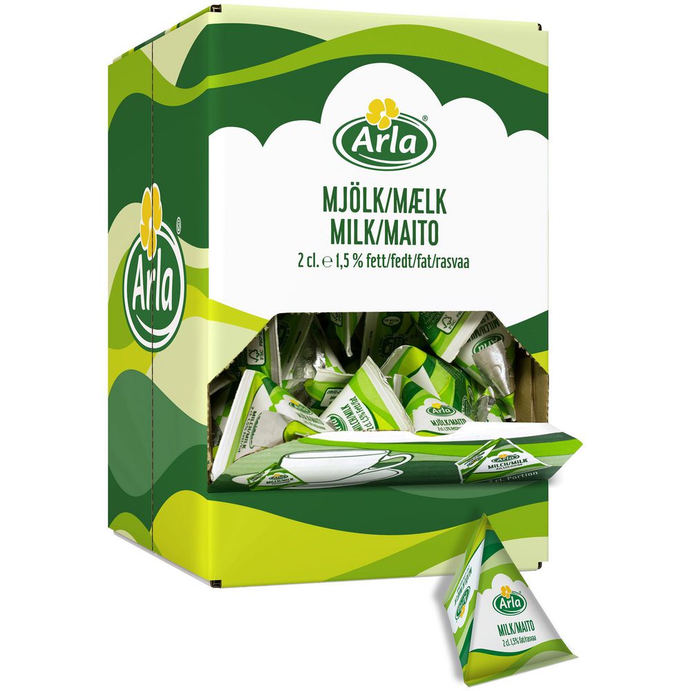 Kaffemælk Arla 1,5% 20ml / 100