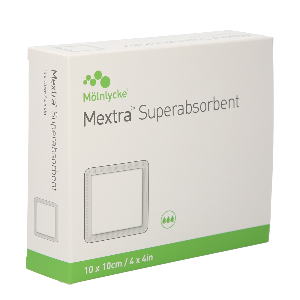 Mextra Superabsorberende ABS-forbinding 10 x 10 cm / 10