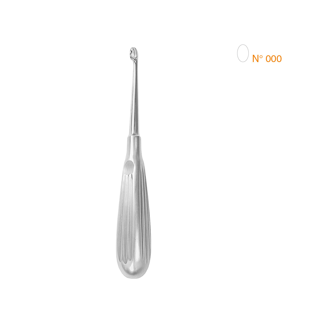 Volkmann Wound Splint 3,5 mm skarp oval 000