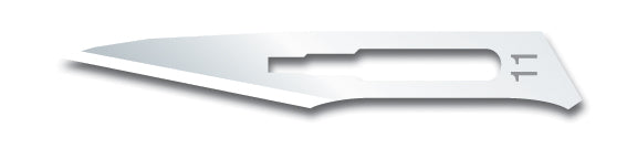 Knivblad Kiato Engangs Kulstofstål Sterilt Nr. 11 / 100