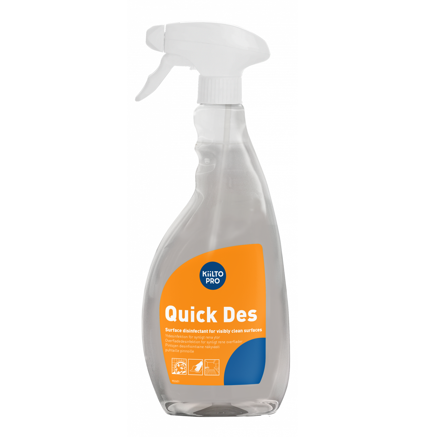 Overfladedesinfektion Dax Kiilto Quick Des Spray 750ml