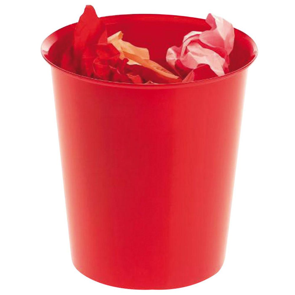 Papirkurv rød 16L