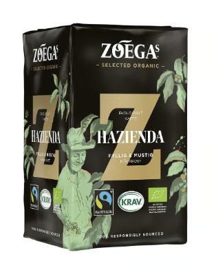 Kaffe Zoegas Hazienda Økologisk 450g / 12