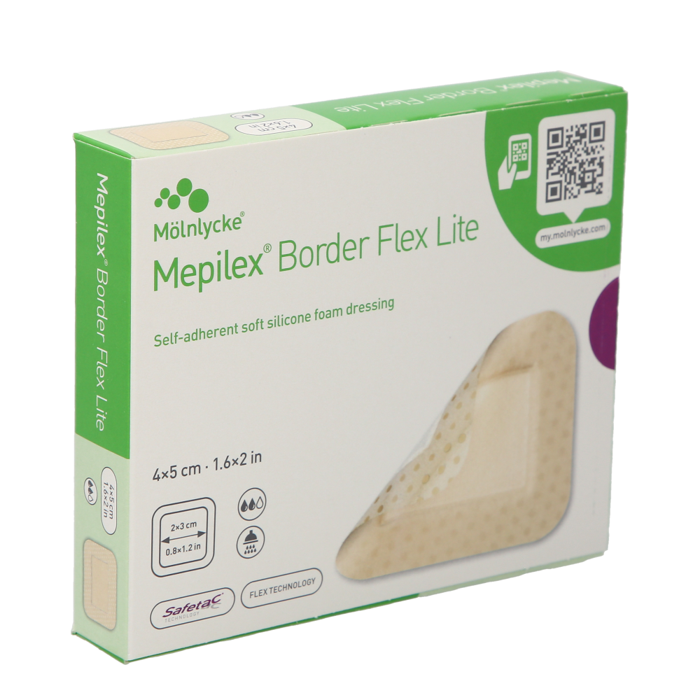 Mepilex Border Flex Lite 4 x 5 cm / 10 stk.