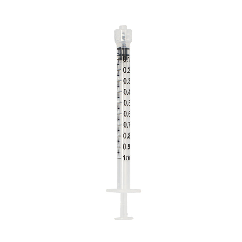 Sprøjte 3-komponent Bluebird Sæt Luer-Lock/Centret 1ml / 100