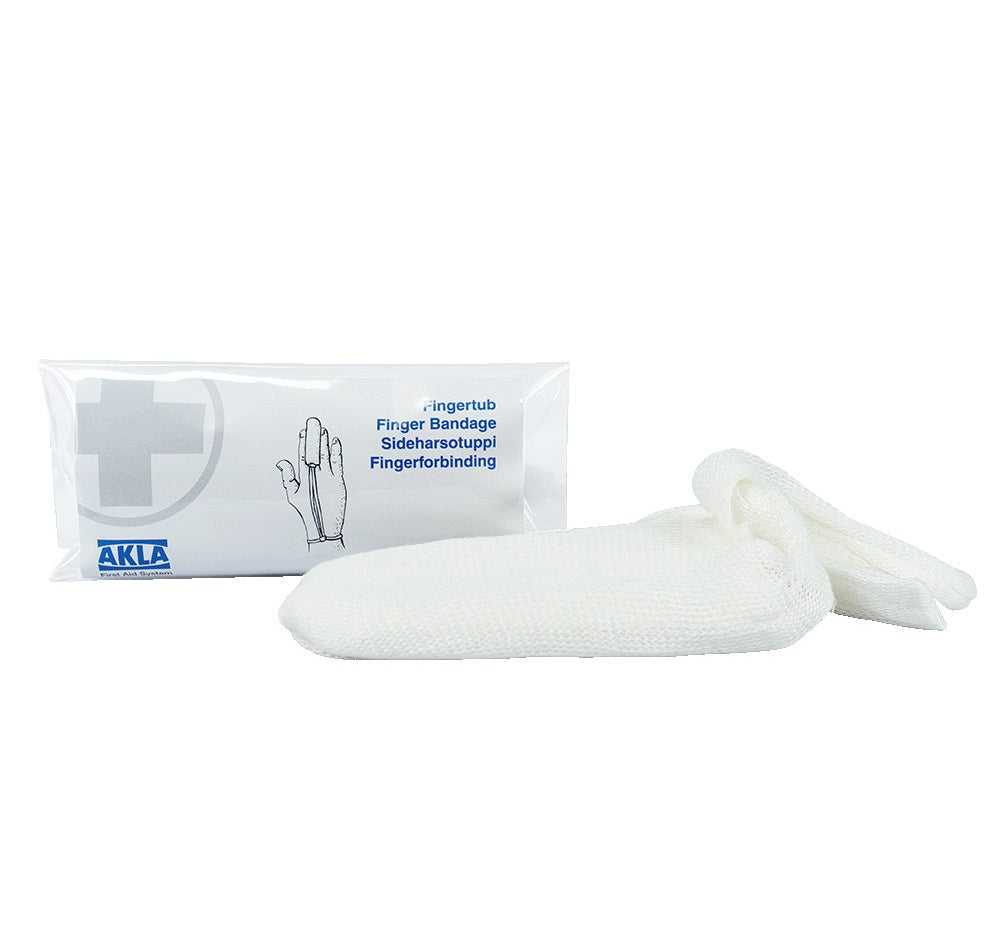 Fingertube i plastikpose