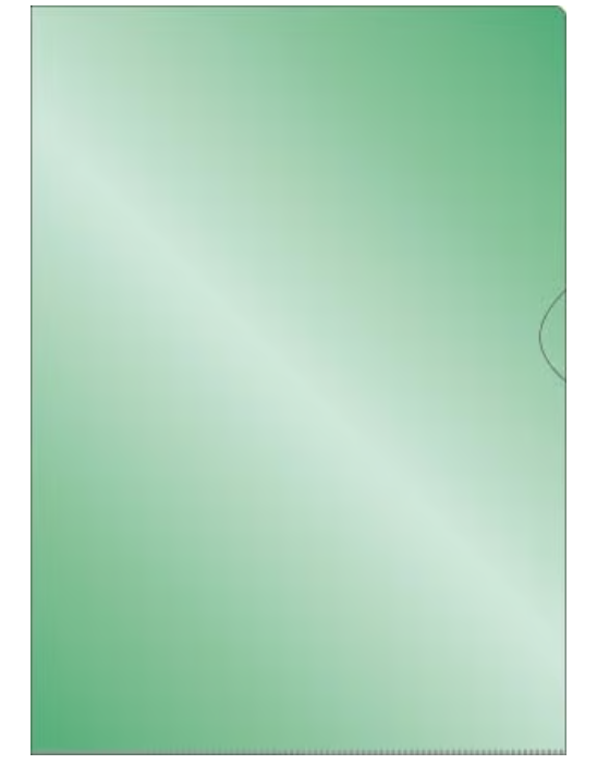 Arkivmappe PP 0,12 mm grøn A4 / 10