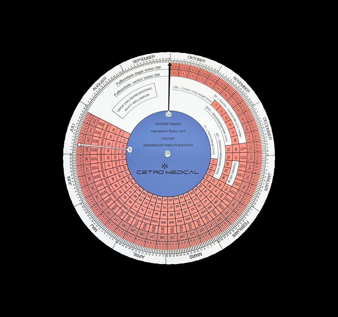 Graviditetsspinner Pregdate Table model