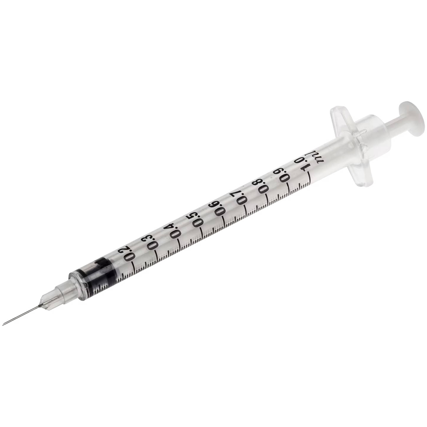 Sprøjte 1 ml med fast nål 27G 0,40 x 10 mm / 100