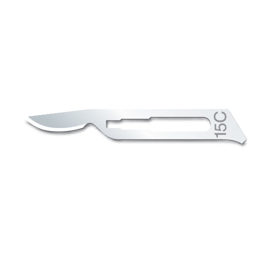 Knivblad Kiato Engangs Kulstofstål Sterilt Nr. 15C / 100