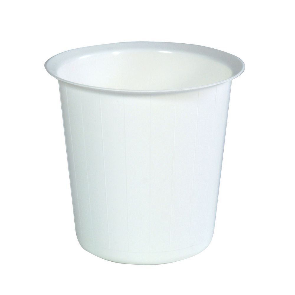 Papirkurv Rund Hvid 22L