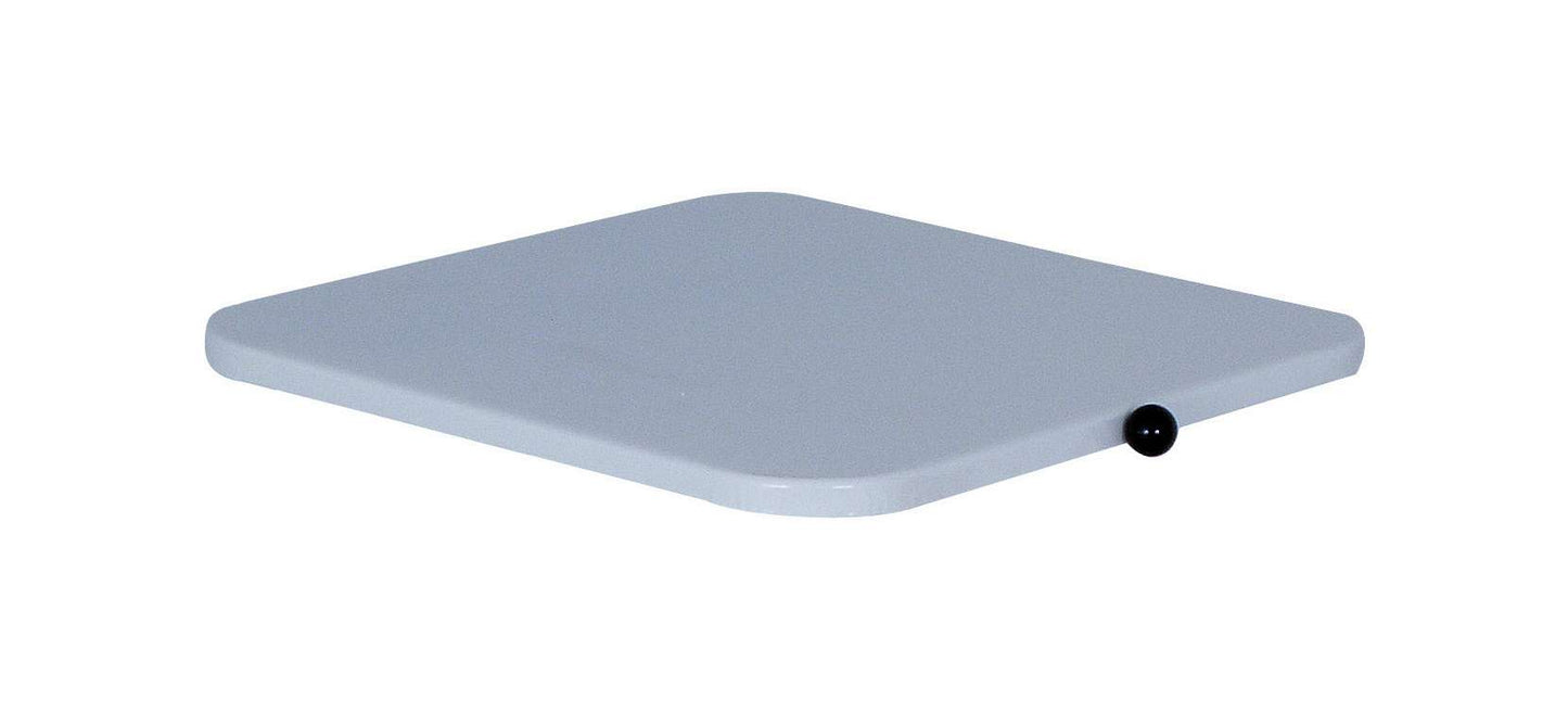 Låg til sækkevogn hvid på hjul 60-70L