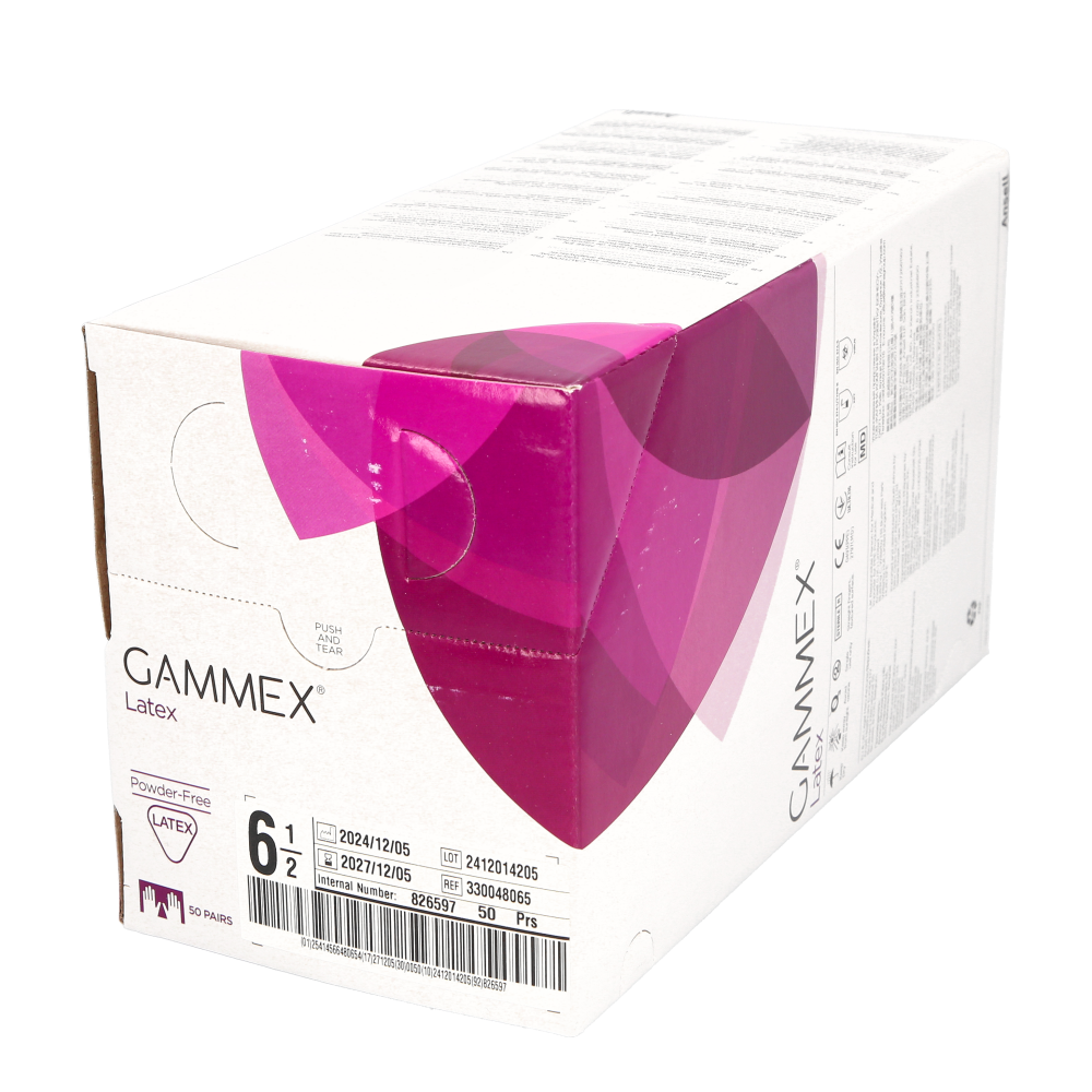Gammex Latex Kirurgisk Handske Størrelse 6,5 / 50