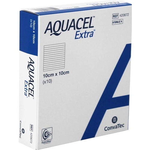Aquacel Extra Hydrofiber 10 x 10 cm / 10