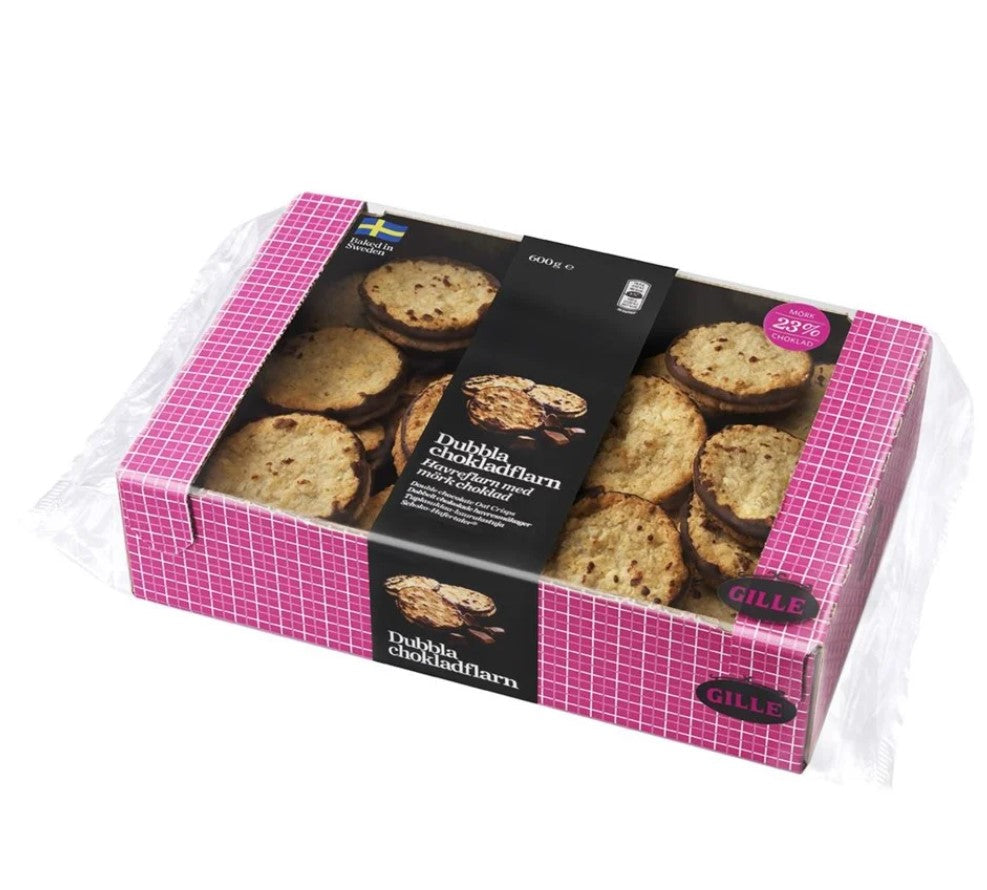 Cookies Gille Chokolade Flarn 600g