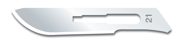 Knivblad Kiato Engangs Kulstofstål Sterilt Nr. 21 / 100