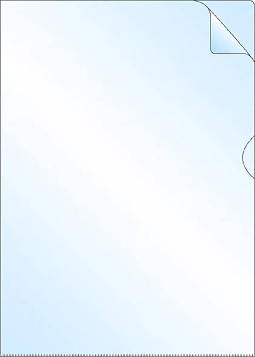 Arkivmappe A4 0,12 mm Ufarvet / 100