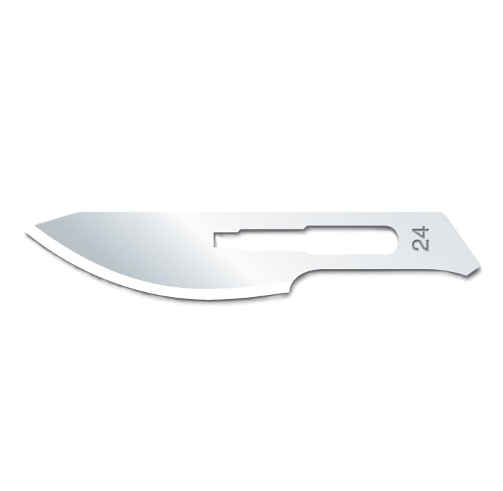 Knivblad Kiato Engangs Kulstofstål Sterilt Nr. 24 / 100