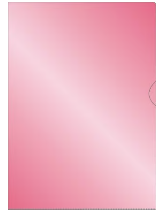 Arkivmappe PP 0,12 mm rød A4 / 10