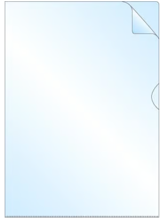 Arkivmappe PP 0,12 mm klar A4 / 10