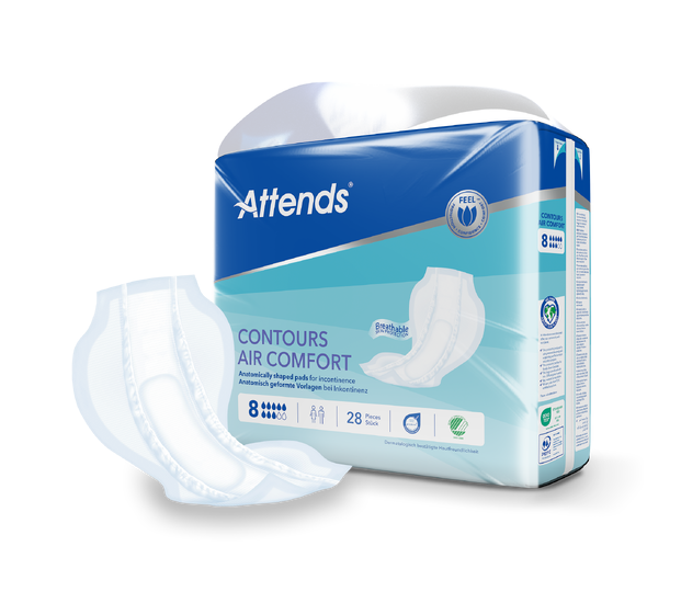 Inkontinensbeskyttelse Attends Contours Air Comfort 8 / 28