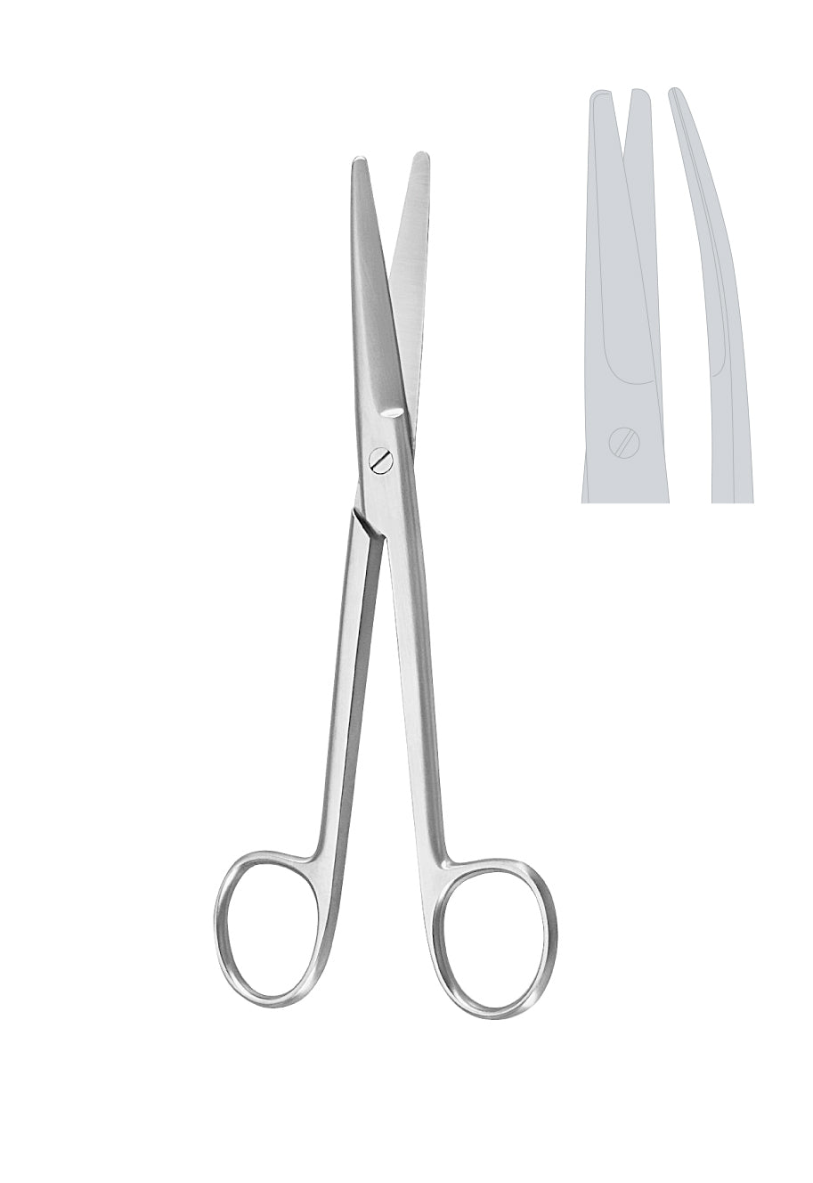 Saks buet Mayo 14,5 cm Blunt / Blunt