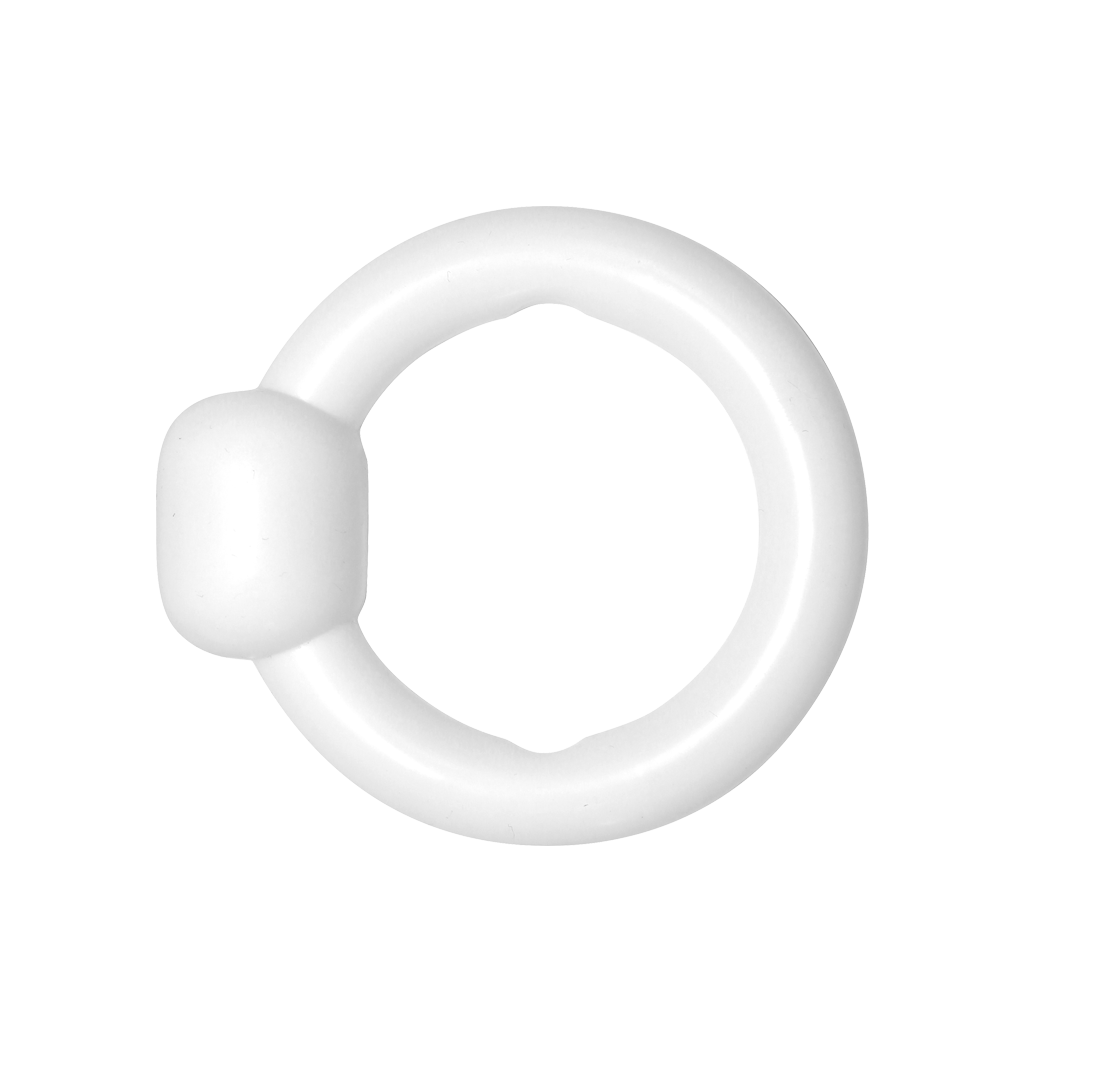 Livmoderring Silikone med Knap 81mm