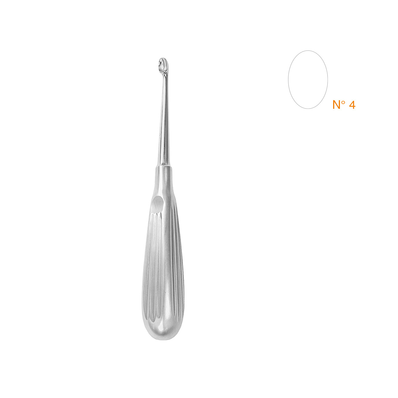 Volkmann såret murske 11mm skarp oval 4