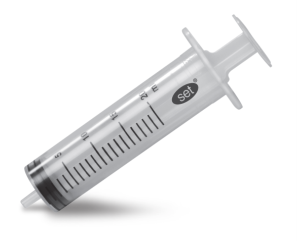 Sprøjte 3-komponent Bluebird-sæt Luer/Centret 20 ml 1,0 ml Graduering / 100