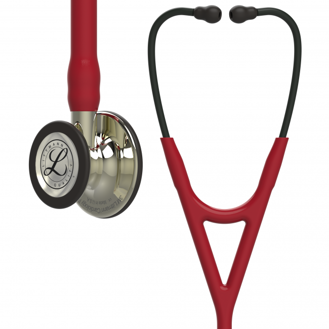 Stetoskop Littmann Cardiology IV Diagnostisk Bordeaux/Champagne