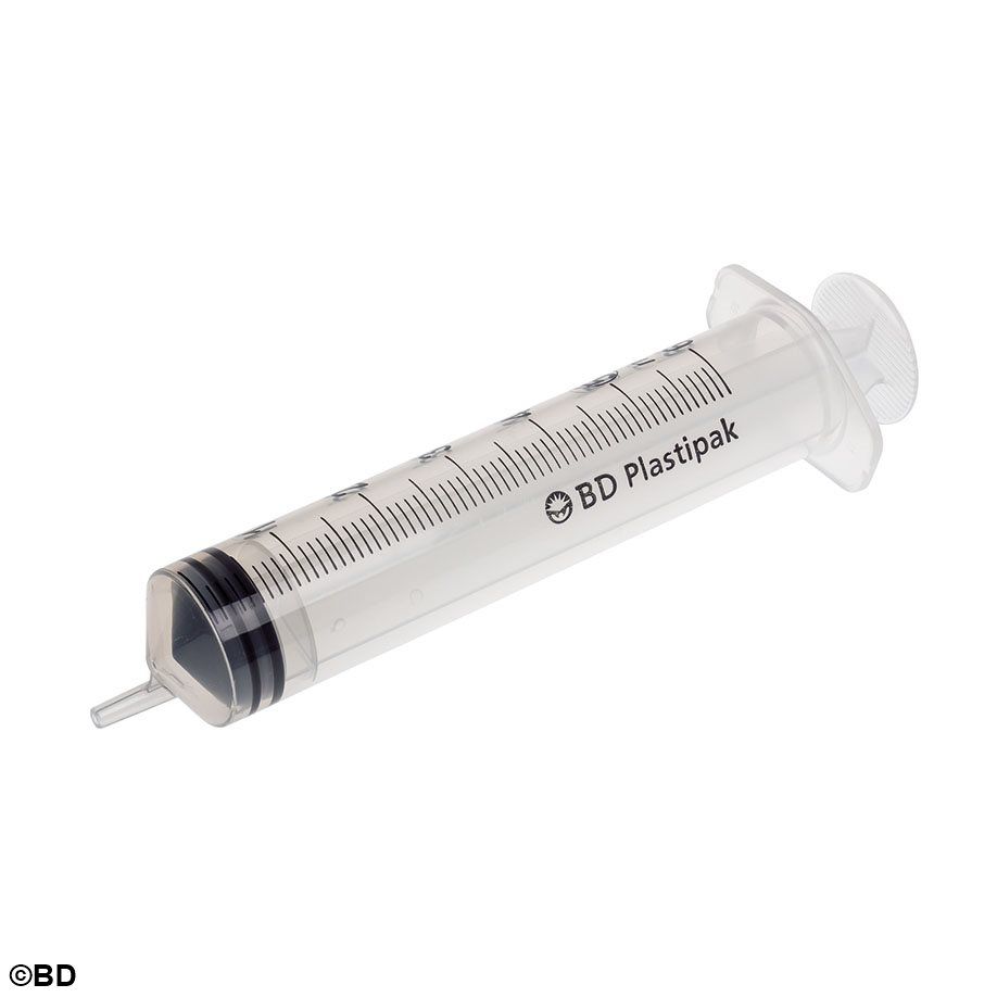 Sprøjte 3-komponent BD Plastipak Luer/Excentrisk 50ml / 60