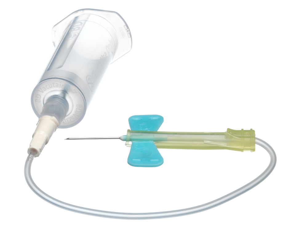 Venøst prøvetagningssæt med holder Blå 0,6x19mm 178mm / 25