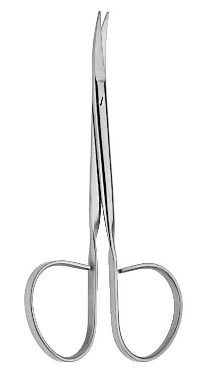 Saks buet iris 10,5 cm spids / spids