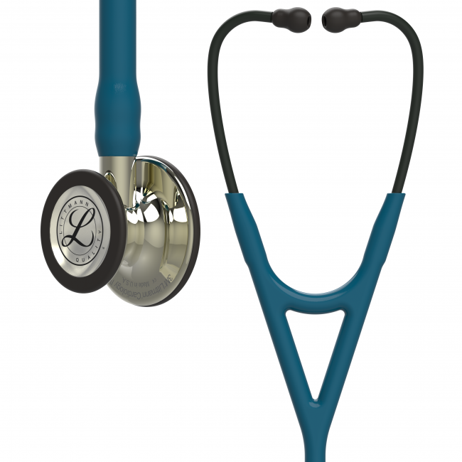 Stetoskop Littmann Cardiology IV Diagnostisk Caribisk Blå/Champagne