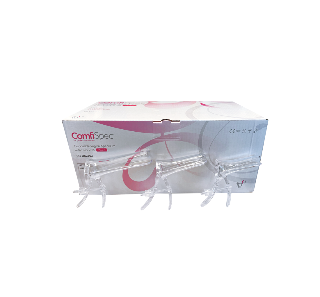 Vaginalspekulum Comfispec Selvretenerende Kombipakke Steril / 25