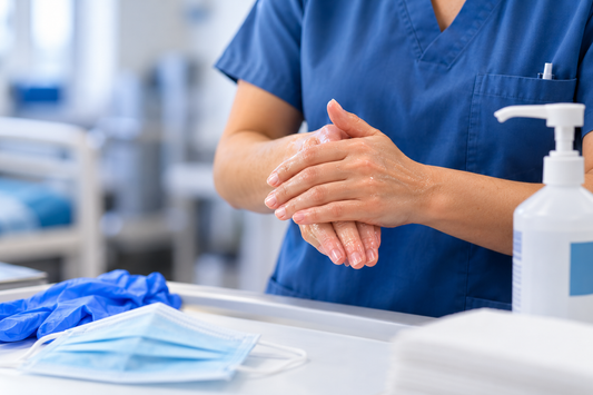 Handhygien – grunden som handskar och munskydd inte ersätter