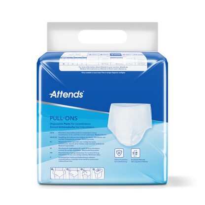 Inkontinensindlæg Attends Pull-Ons 6 XS / 22