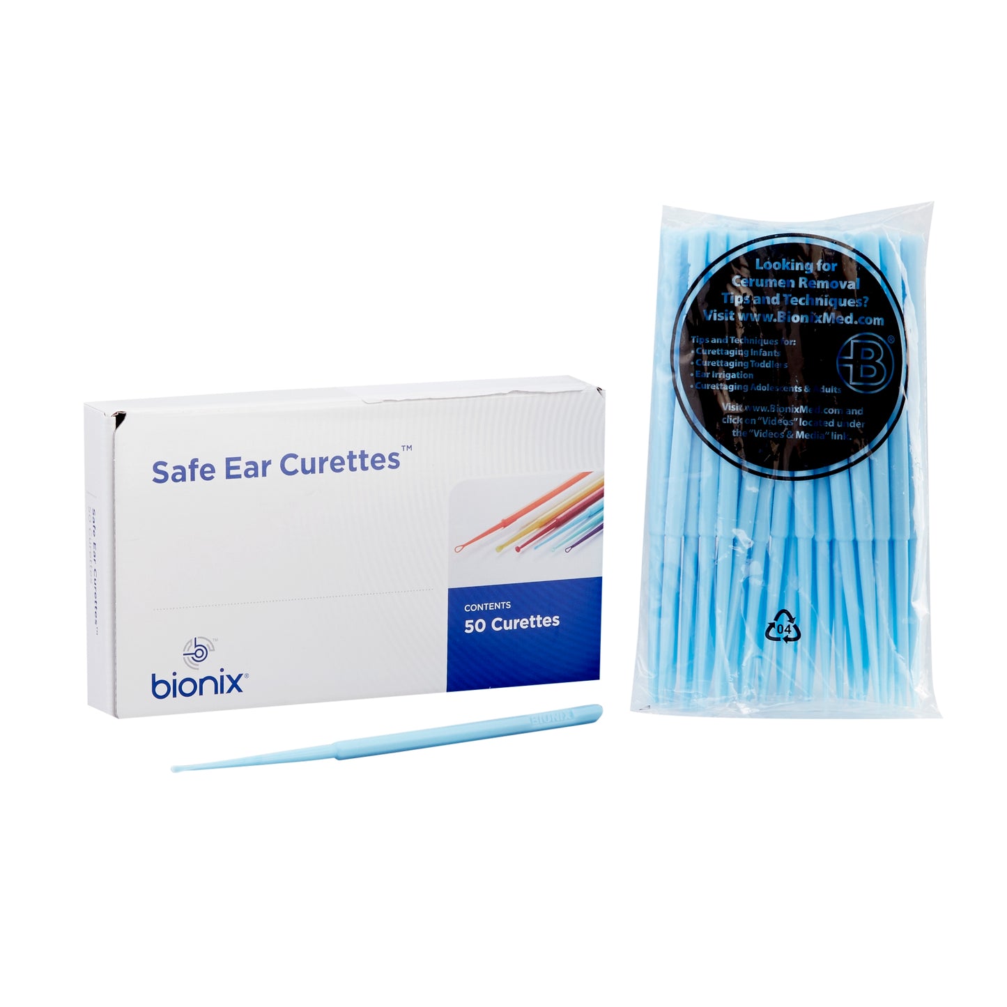 Ørecurette Safe Ear InfantScoop Blå 2mm / 50