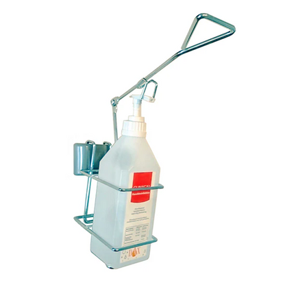 Vægdispenser med arm til 600 ml flaske