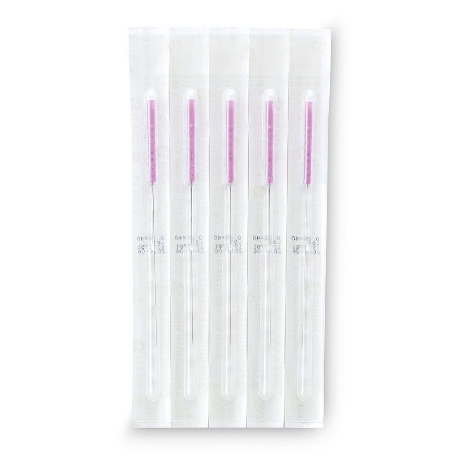 Akupunkturnål Seirin Type B 0,25 x 40 mm / 100 stk.