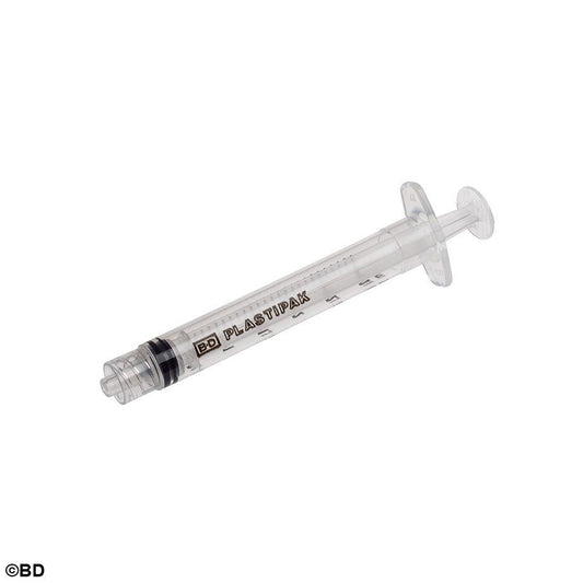 Sprøjte 3-komponent BD Plastipak Luer-Lock/Centret 3ml / 200