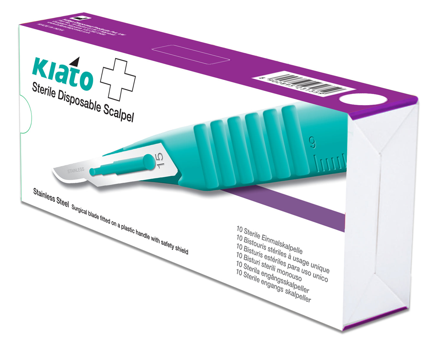 Skalpel/Kniv Kiato Engangs Steril Nr. 15 / 10