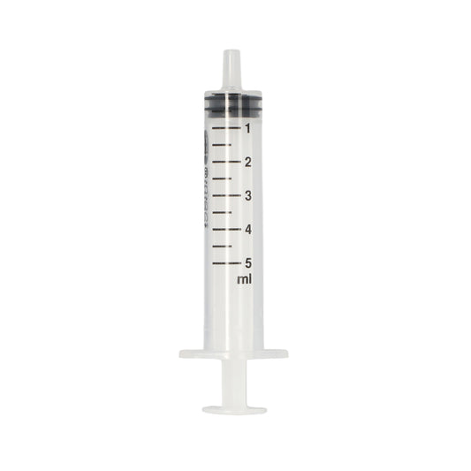 Sprøjte 3-komponent Bluebird sæt Luer/Excentrisk 5ml 0,5ml Graduering / 100